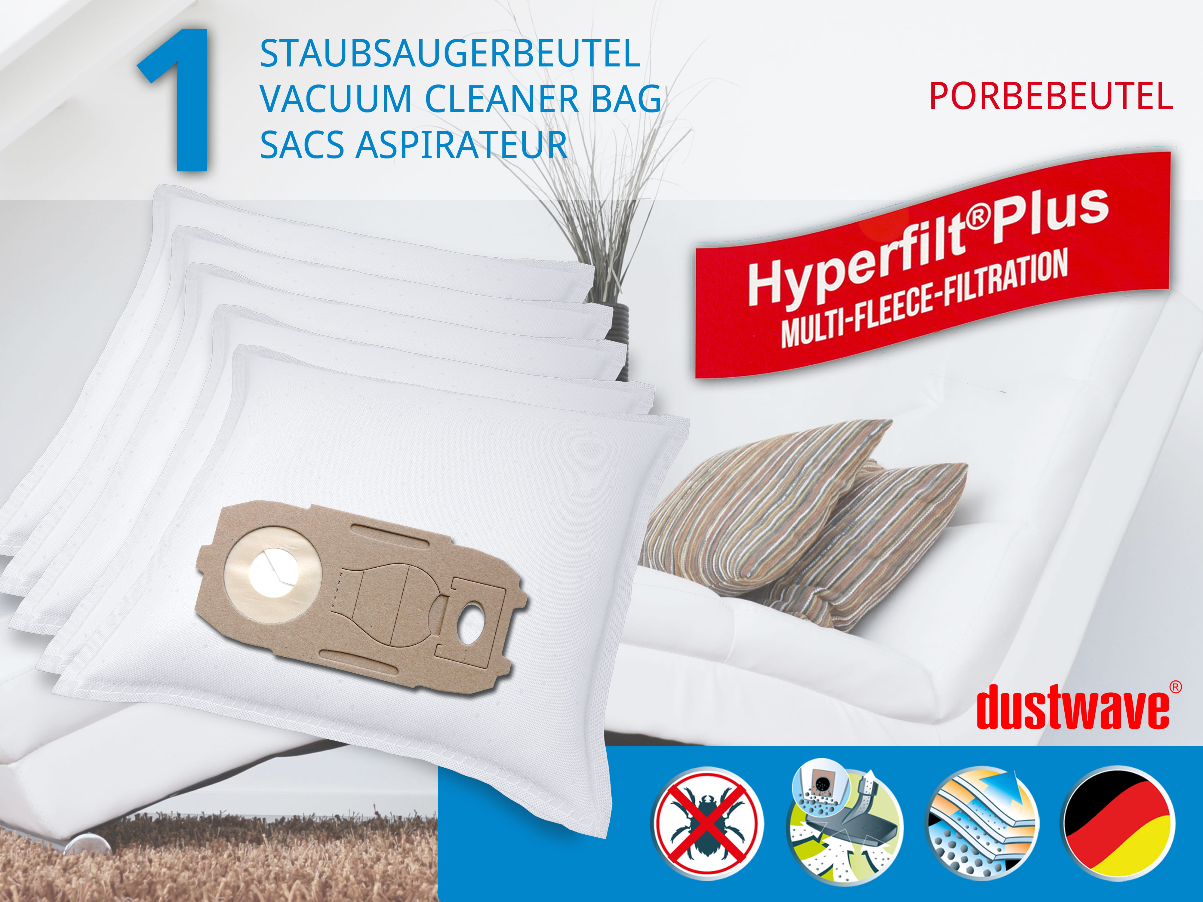1 Staubbeutel für: Arlett 121