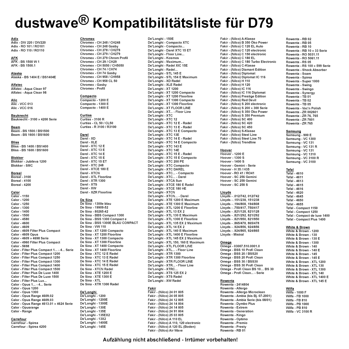 Dustwave® 10 Staubsaugerbeutel für Hoover S2474 - hocheffizient, mehrlagiges Mikrovlies mit Hygieneverschluss - Made in Germany