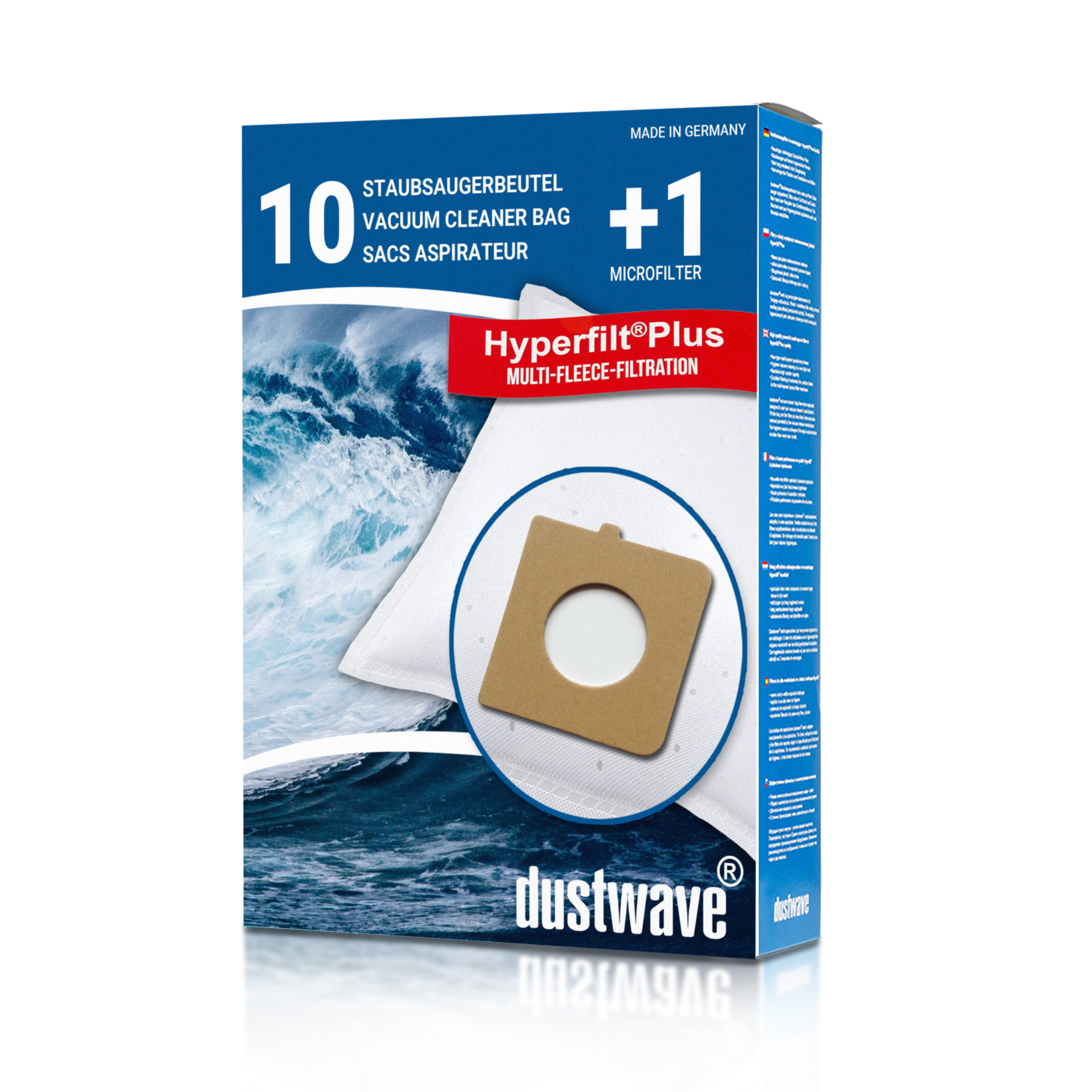 Dustwave® 10 Staubsaugerbeutel für AFK BS 1200 W.30 - hocheffizient, mehrlagiges Mikrovlies mit Hygieneverschluss - Made in Germany Dustwave® 10 Staubsaugerbeutel für AFK BS 1200 W.30 - hocheffizient, mehrlagiges Mikrovlies mit Hygieneverschluss - Made in Germany