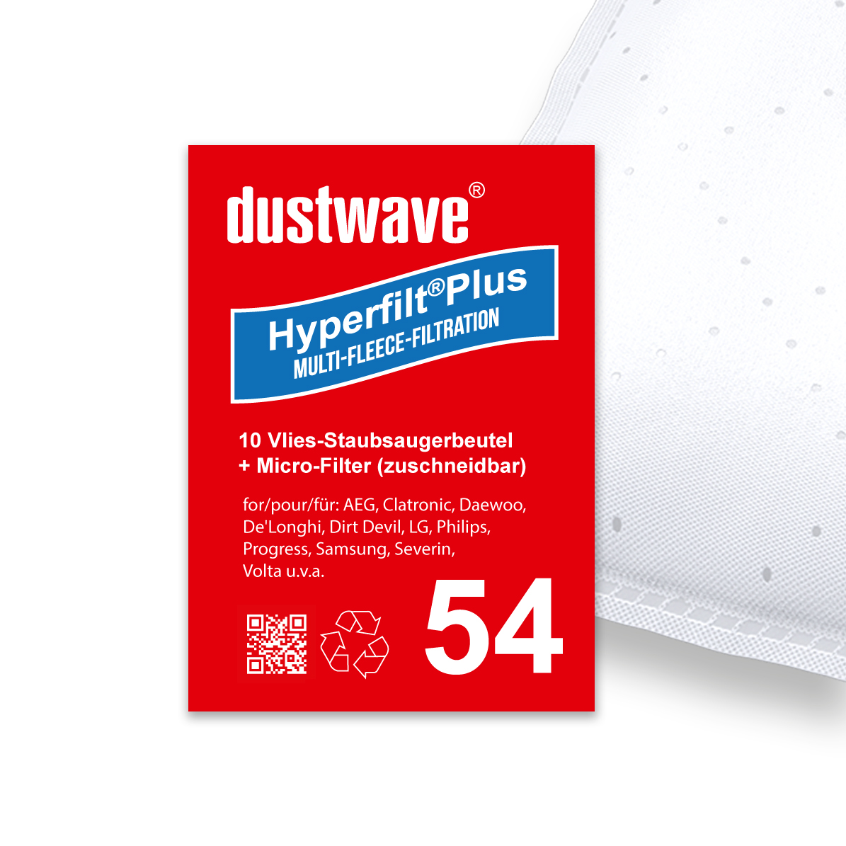 Sparpack - 10 Staubsaugerbeutel passend für AEG - Smart 301 Staubsauger / dustwave® Markenstaubbeutel / Made in Germany + inkl. Microfilter Sparpack - 10 Staubsaugerbeutel passend für AEG - Smart 301 Staubsauger / dustwave® Markenstaubbeutel / Made in Germany + inkl. Microfilter